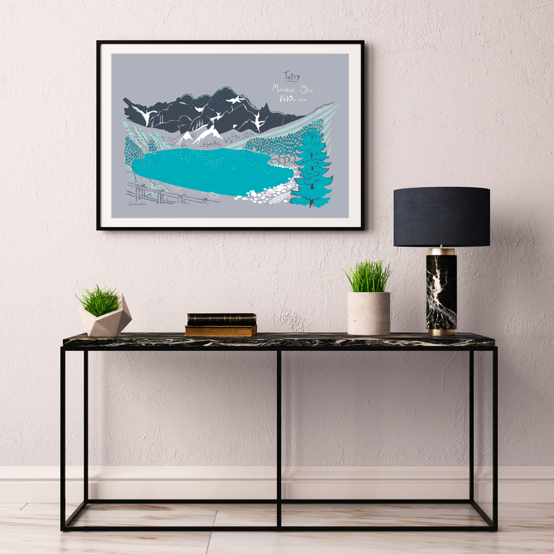 Plakat Tatry Morskie Oko Grań - 1