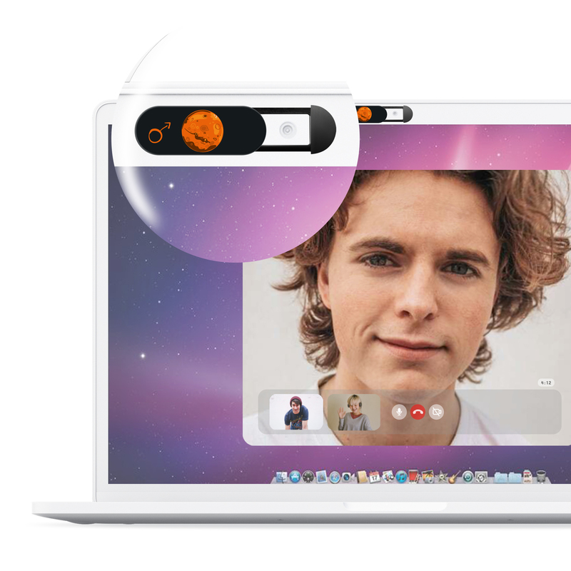 Mars zasłonka kamery laptopa. Zaślepka kamery internetowej  kosmos Planety - 3