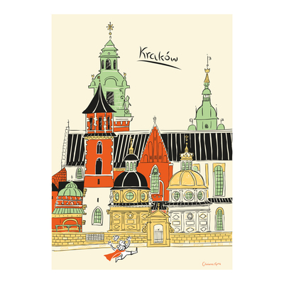 Plakat Kraków Katedra na Wawelu