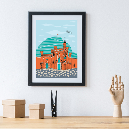 Plakat A4 Kraków Kopiec Kościuszki 2