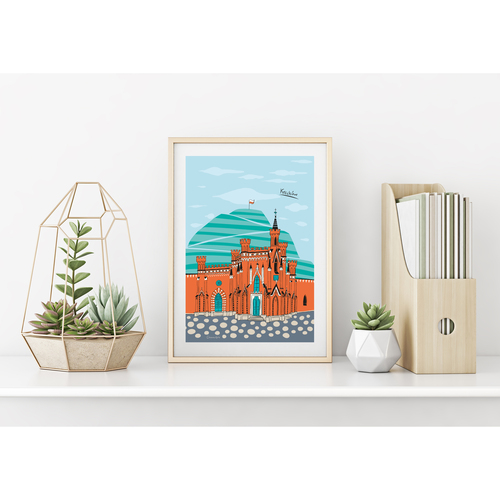 Plakat A4 Kraków Kopiec Kościuszki 3