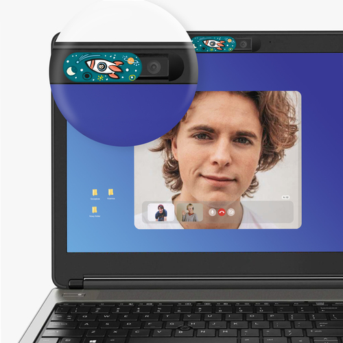 Zaślepka na kamerę laptopa, Rakieta kosmiczna, zasłonka na kamerę 4