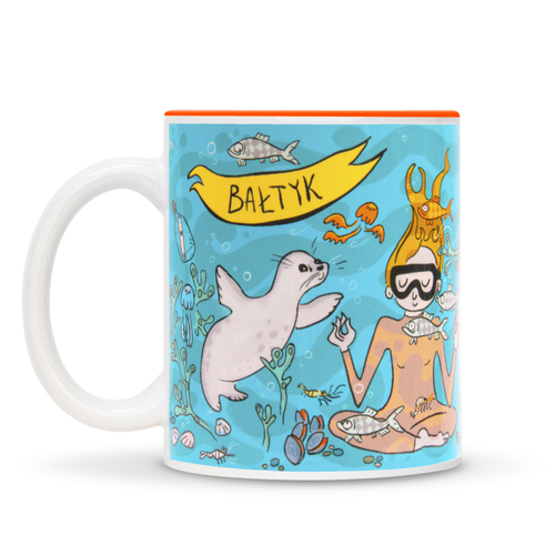 Kubek ceramiczny Bałtyk Nurek 2