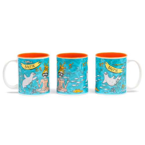 Kubek ceramiczny Bałtyk Nurek 3