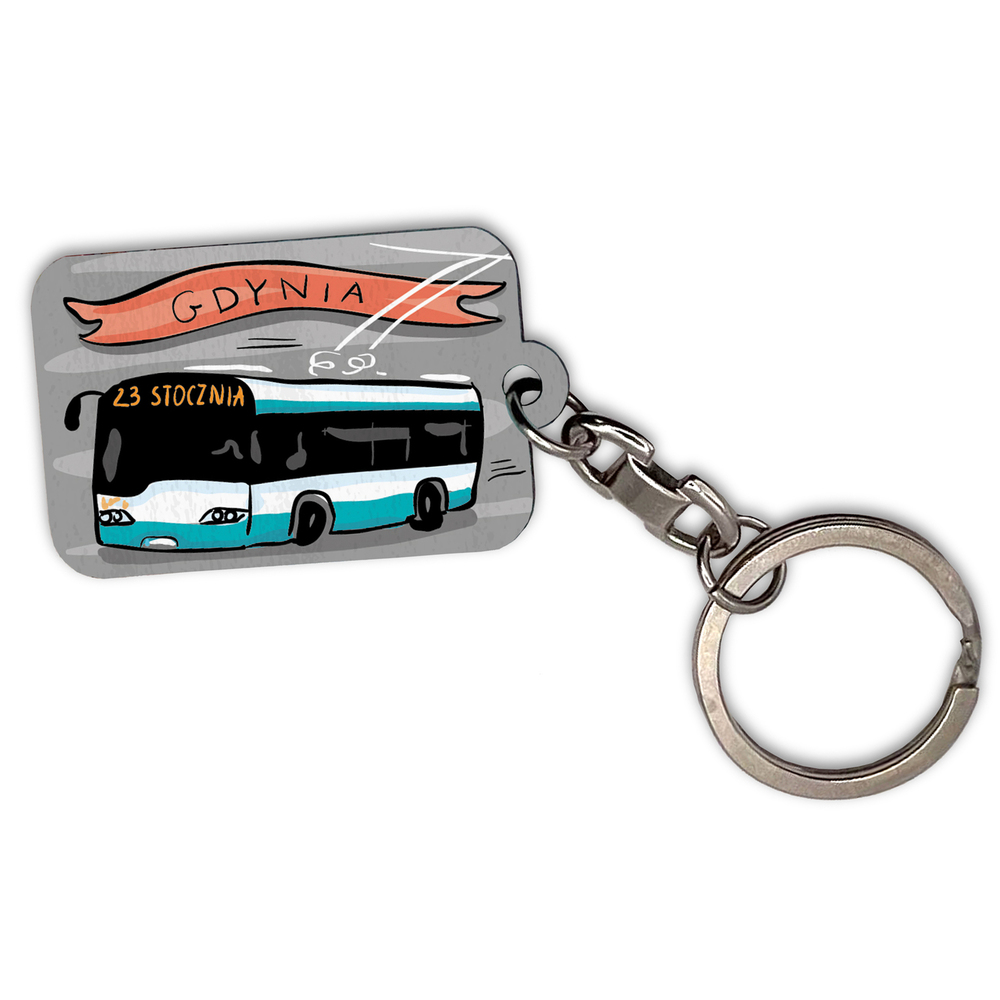 Breloczek Gdynia Trolejbus Solaris 1