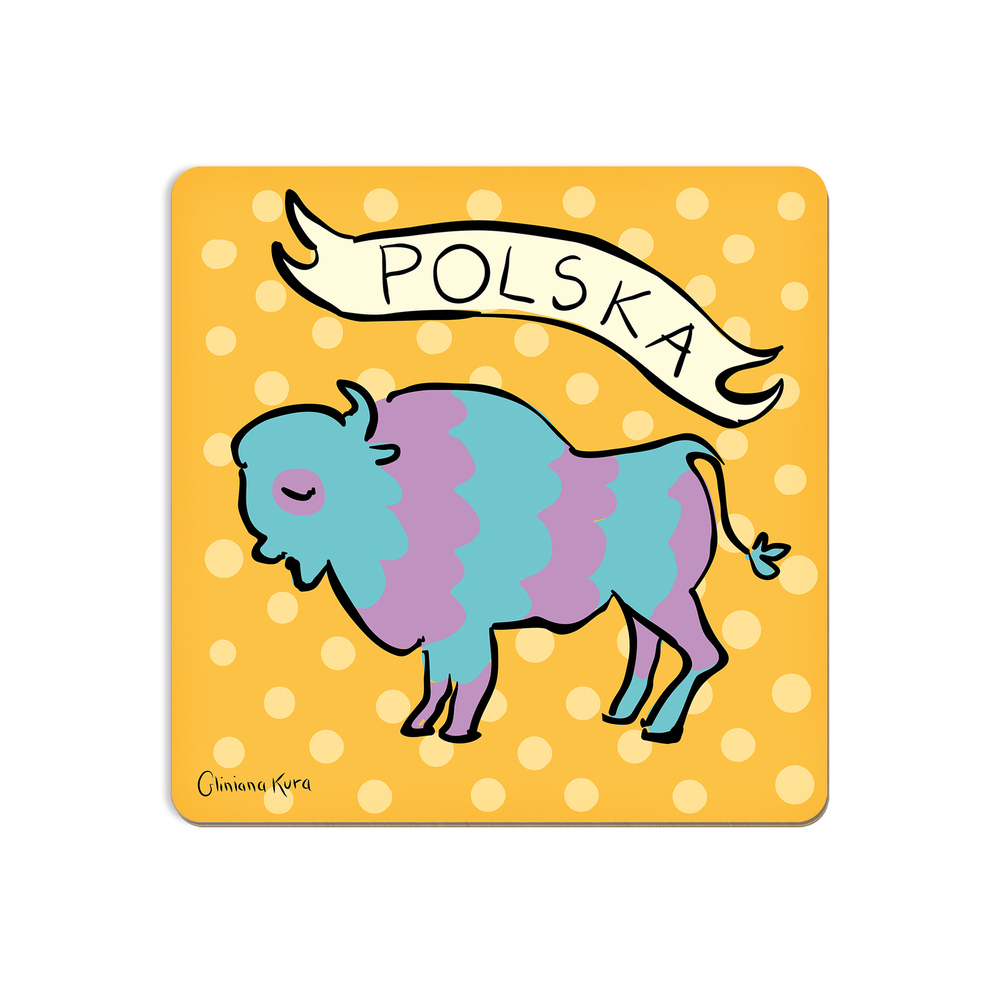 Podkładka pod kubek Polska Żubr 1