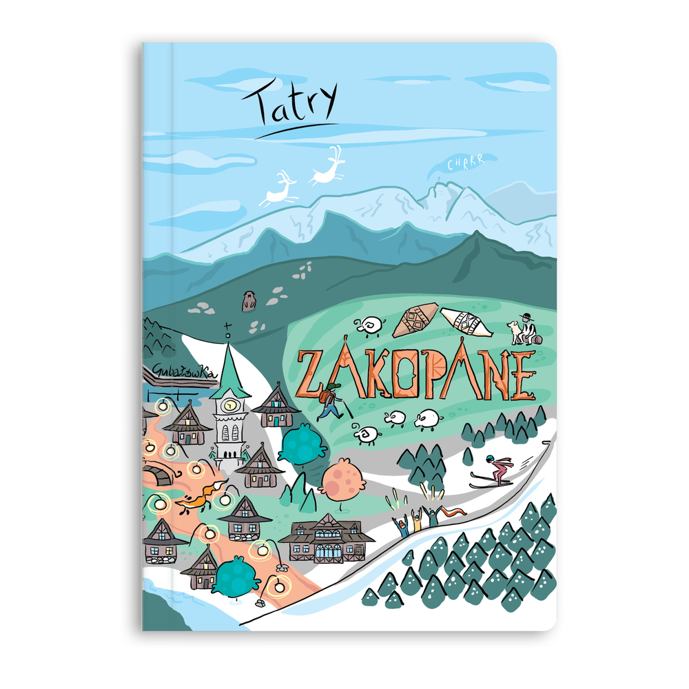 Zeszyt Tatry Zakopane Panorama 1