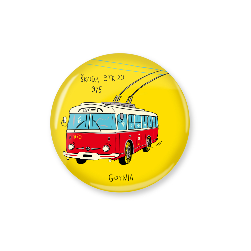 Przypinka Gdynia Trolejbus  Škoda 9TR20 1