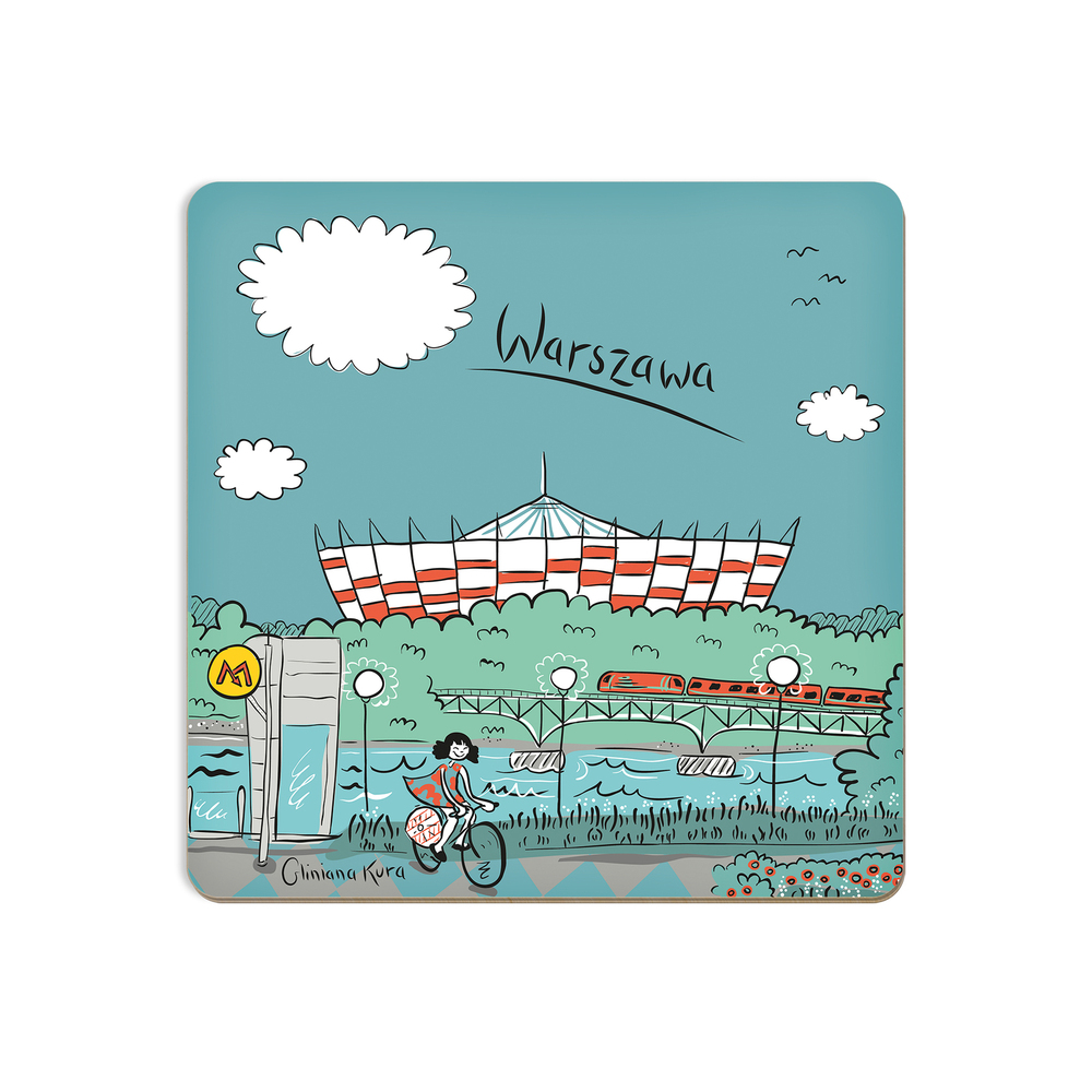 Podkładka pod kubek Warszawa Stadion Narodowy 1