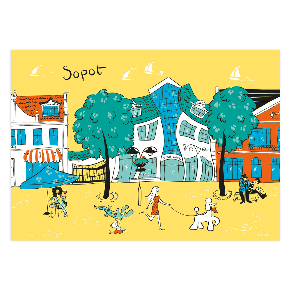 Plakat A4 Sopot Monciak 1