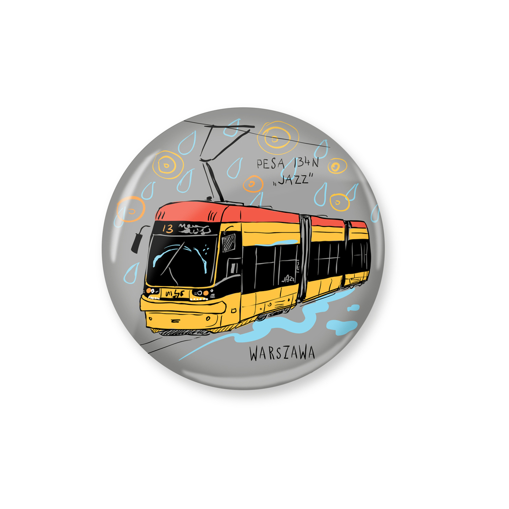 Magnes Warszawa Tramwaj Pesa 134N "Jazz" 1