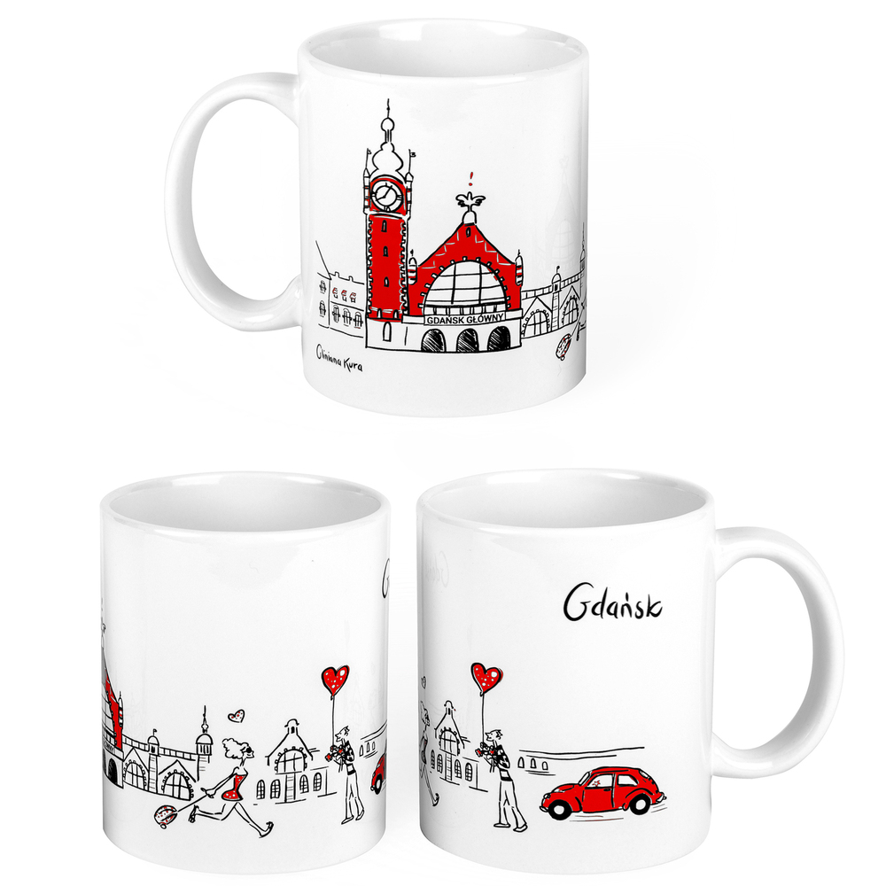 Kubek ceramiczny Gdańsk Dworzec 1