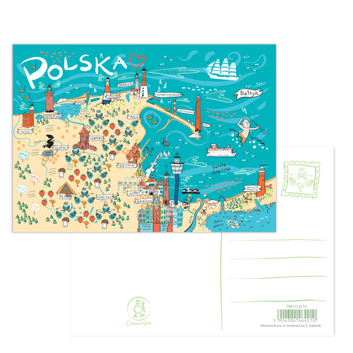 Pocztówka Polska Zatoka Gdańska 1