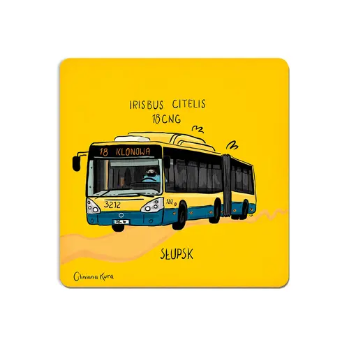 Podkładka pod kubek Słupsk Autobus Iribus Citelis 1