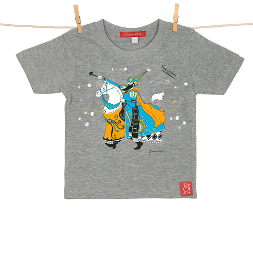 Tshirt Dziecięcy Kraków Lajkonik szary 1 rok 1