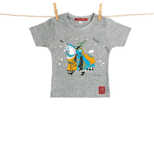 Tshirt Dziecięcy Kraków Lajkonik szary, od 0 do 1 roku 1