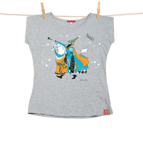 Tshirt Damski Kraków Lajkonik szary XXL 1