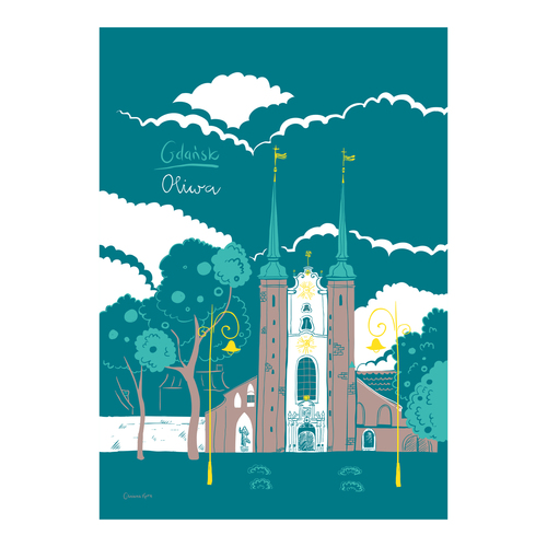 Plakat Gdańsk Katedra Oliwska 1