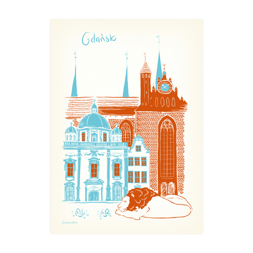 Plakat A4 Gdańsk Kaplica Królewska 1