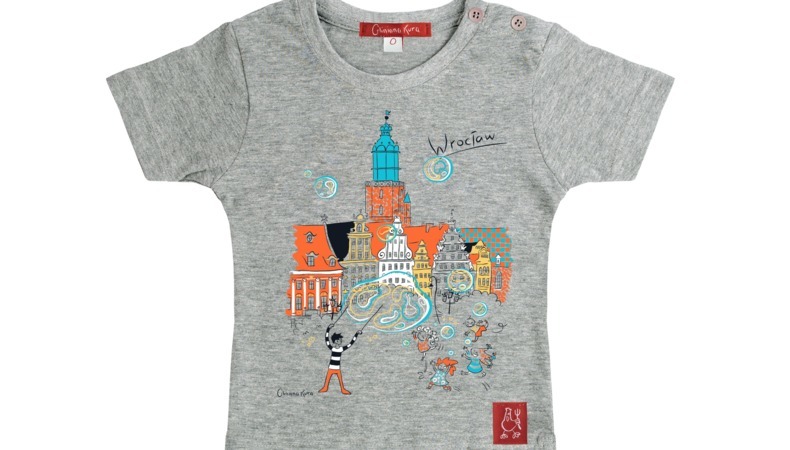 Tshirt dziecięcy Wrocław Kamieniczki – połączenie mody i lokalności